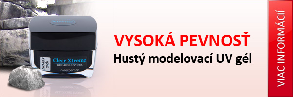 Clear Xtreme gél je číry, veľmi hustý modelovací gél